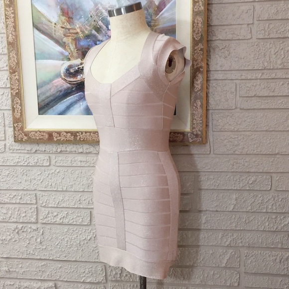 French Connection Spotlight Bandage BodyCon Dress - Picture 3 of 15